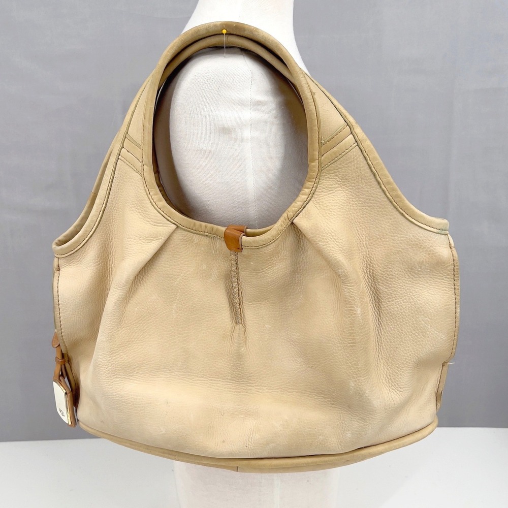 UGG Australia Womens Hobo Bag Tan Leather Slouchy Shoulder Bag Coastal Cowgirl